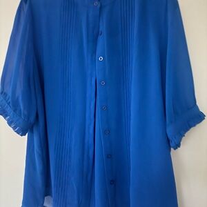 Calvin Klein Blue Blouse